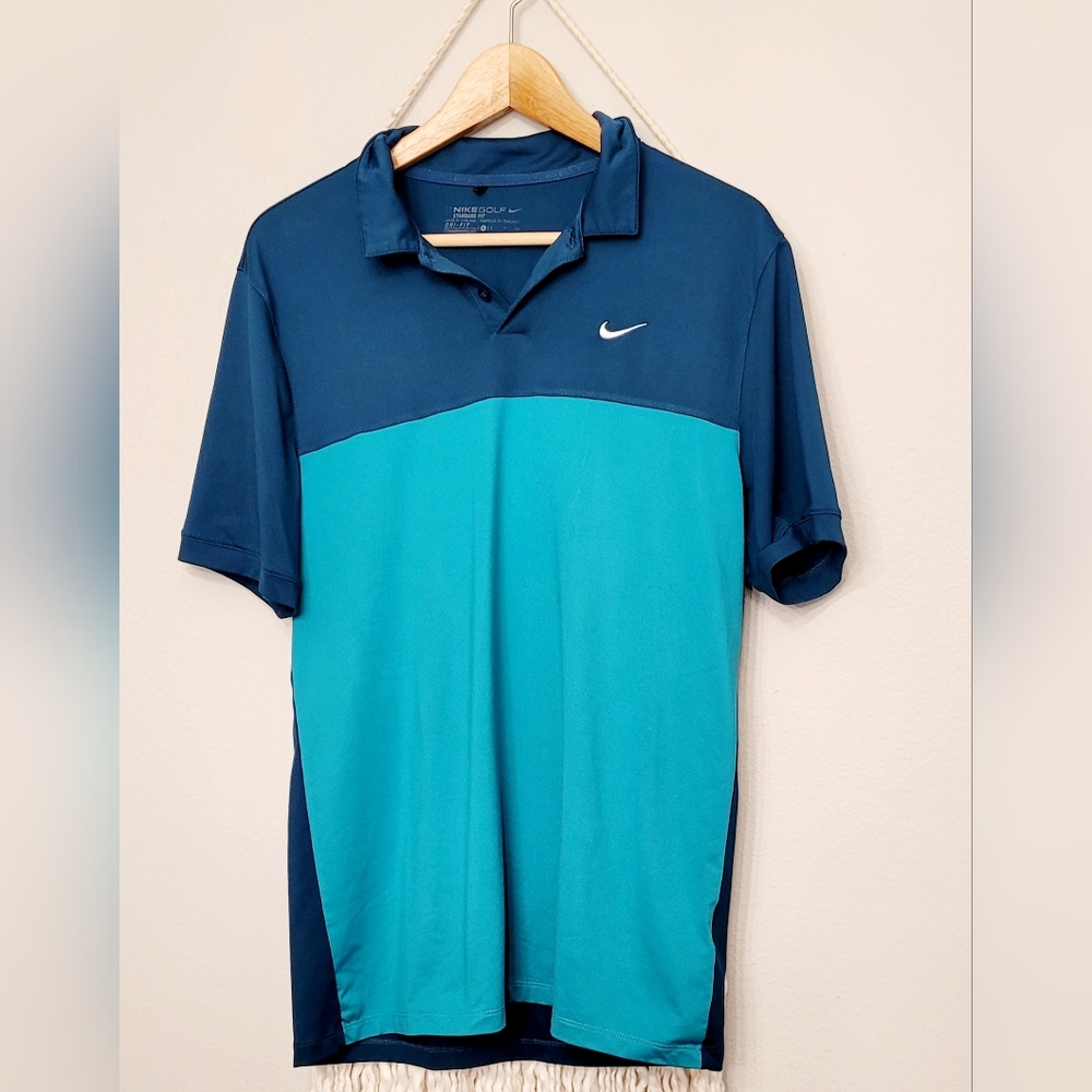 Nike Men's Blue Golf Polo Shirt